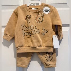Disney Winnie The Pooh Fleece One-Piece 0-3 Months Unisex